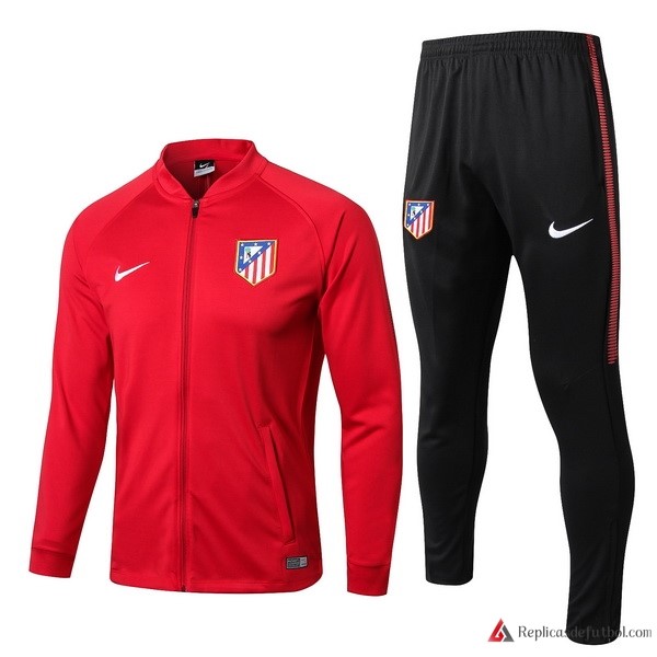 Chandal Atletico Madrid 2017-2018 Rojo Negro